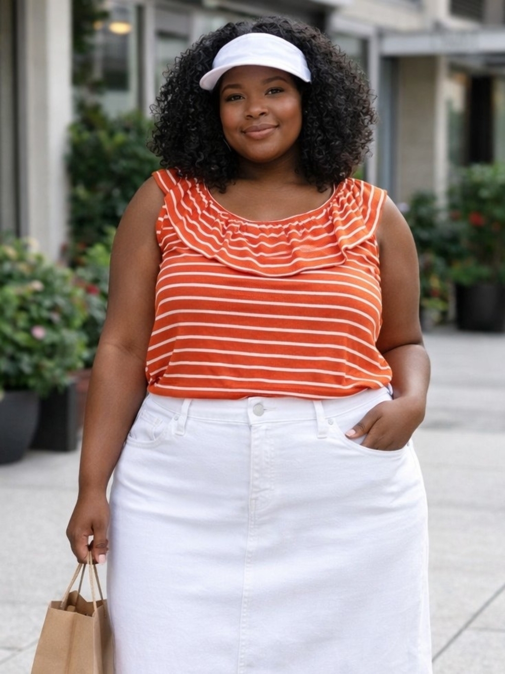 Charter Club Ruffled Sleeveless Top